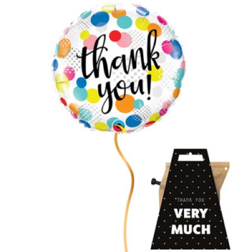 Balloon thank you with a gift of your choice